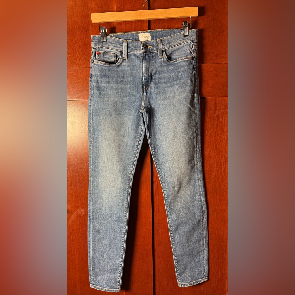 Hudson Jeans “Natalie” Light Wash Skinny Jeans Size 27
